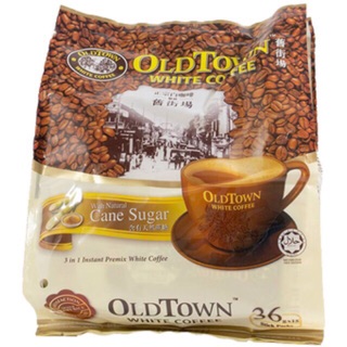 กาแฟ old town cane sugar น้ำตาลอ้อย