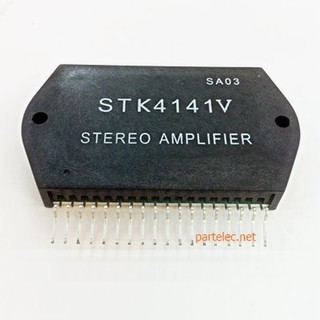 IC STK4141V AF Power Amplifier (Split Power Supply) (25W + 25W min, THD = 0.08%)