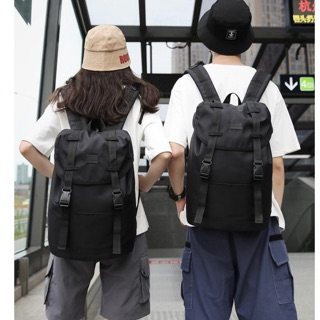 กระเป๋าเป้ Backpack กระเป๋าเป้เดินทาง สีดำ