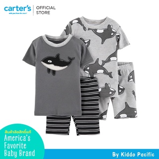 Carters Boy 4PC Shark -เสื้อแขนสั้น 2  +กางเกงขาสั้น 2