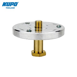 KUPO KS-023H - 3/8" Head Mounting Plate WITH 5/8" Hex Stud หัวต่อแบบเพลทวงกลม สำหรับต่อกับ BallHead หรือ Accessoriesอื่น