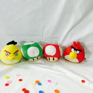 ตุ๊กตา angry bird และ เห็ด Mario