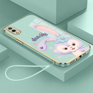 เคสโทรศัพท์มือถือ แบบบางพิเศษ ลายกระต่ายบัลเล่ต์ พร้อมสายคล้อง สําหรับ Huawei Y6P Y7A Y8P Y9S Y6 Pro 2019 Y7 2019 Y7 Prime 2019 Y7 Pro 2019 Y9 2019 Y9 Prime 2019