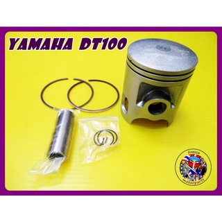 ชุดลูกสูบแหวนสลัก - YAMAHA  DT100 Piston Set Size ไซค์ 2.00 (53.60 มิล)