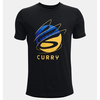 เสื้อยืดสีขาวเสื้อยืดแขนสั้น ผ้าฝ้าย พิมพ์ลายโลโก้ Stephen Curry สําหรับผู้ชาย และผู้หญิงS-4XL