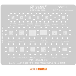 Amaoe WSR1 WTR1 BGA แผ่นตาข่ายฉลุลาย สําหรับ SDR660 735 8150 686 865 845 SDX55M WTR2965 1625 2605 1605 3925 3905 WFR2600 RF