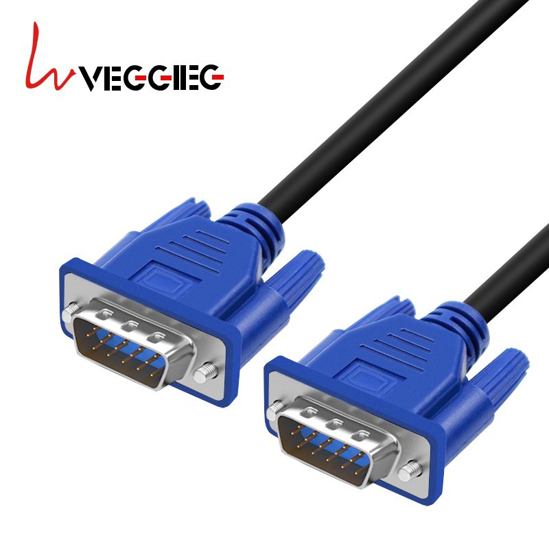 Veggieg VGA 3+6 M/M  Cable HighSpeed /สายต่อจอ (1.5เมตร/3เมตร/5เมตร) สาย vga
