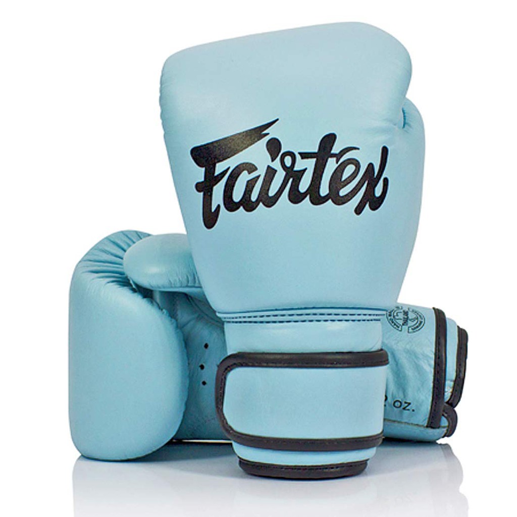 นวมต่อยมวย Fairtex Boxing gloves BGV20 Pastel Blue Limted Edition หนังแท้