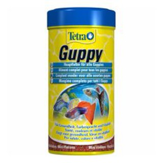 Tetra Guppy 250 g. อาหารปลาช่วยเสริมสร้างร่างกายสัตว์น้ำ