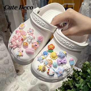 【 Cute Deco 】การ์ตูนน่ารัก เมฆดาว (12 แบบ) ดาวนอน / หมีลูกกวาด / จี้สายรุ้งฝ้า กระดุม Crocs / Jibbitz น่ารัก Croc รองเท้า DIY / วัสดุเรซิน เสน่ห์ สําหรับ DIY