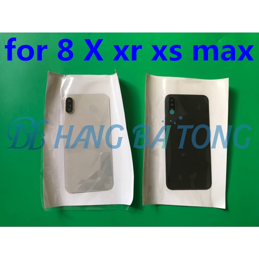 10pcs Original Battery Cover Rear Door Chassis Frame Camera glass Back Housing cover Glass For iphone x xs xr xs max or