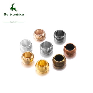 หยุดตัวเว้นวรรค ทอง/เงิน/ทองแดง 2-3 มม. (100 ชิ้น) - แข็งแรง…