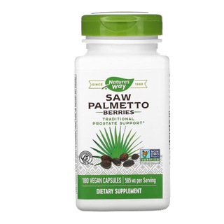 Natures Way, Saw Palmetto Berries 585 mg 180 Vegan Capsules