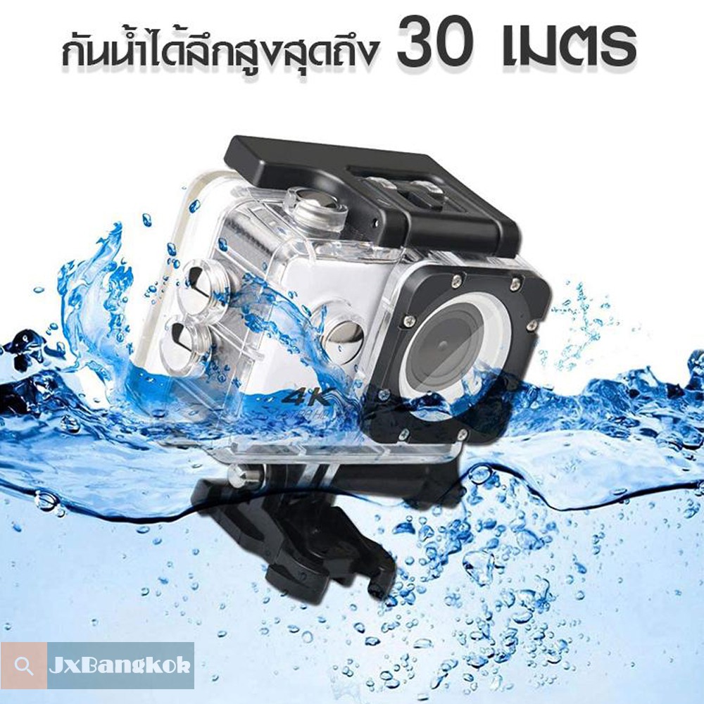 🇹🇭Ekcam กล้องกันน้ำwifiถ่ายใต้น้ำ กล้องกลางแจ้ง กล้อง Action Camera 4Kกล้องติดหมวกกันน็อค แถมอุปกรณ์เสริมเป็นโหล DV Cam