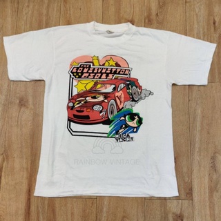 THE POWERPUFF GIRLS [LOUIS VUITOON] WACXY RACING เสื้อลายการ์ตูน เสื้อวง เสื้อทัวร์