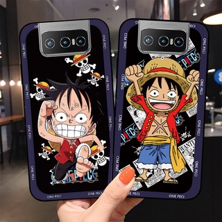 เคสโทรศัพท์มือถือ พิมพ์ลาย One Piece Luffy 3 มิติ สําหรับ Asus Zenfone 7 ZS670KS Pro ZS671KS Zenfone 8