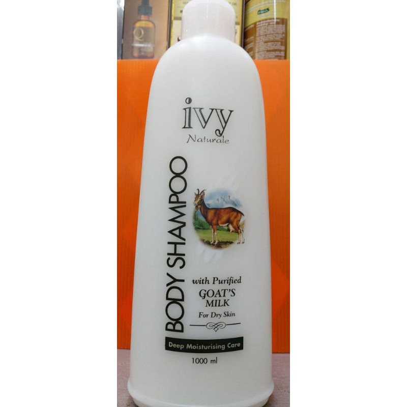 สบู่เหลวอาบน้ำ​ นมแพะ​ Ivy(ไอวี่)​. ขวด​ 1 ลิตร