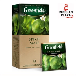 Greenfield รส Spirit Mate ชาสมุนไพรคุณภาพดีจากแบรนด์ดังของรัสเซีย Greenfield ชาพรีเมียมขนาด 25 ซอง