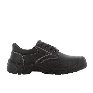 [ ส่งด่วนใน 1 วัน ] Safety Jogger รุ่น SAFETYRUN S1P รองเท้าเซฟตี้หุ้มส้น หัวเหล็ก แผ่นเหล็กกันทะลุ หนังแท้ สีดำ