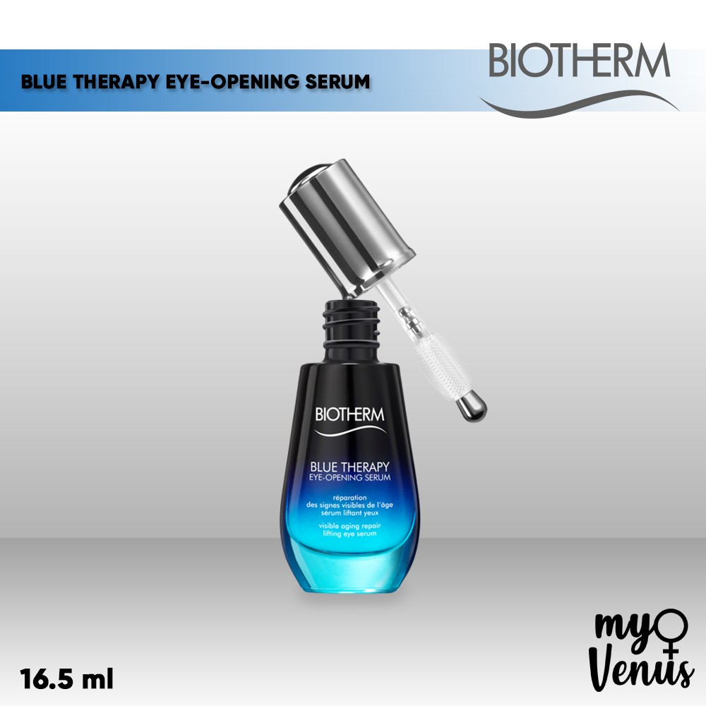 BIOTHERM BLUE THERAPY EYEOPENING SERUM 16.5 ml กล่องซีล Shopee Thailand