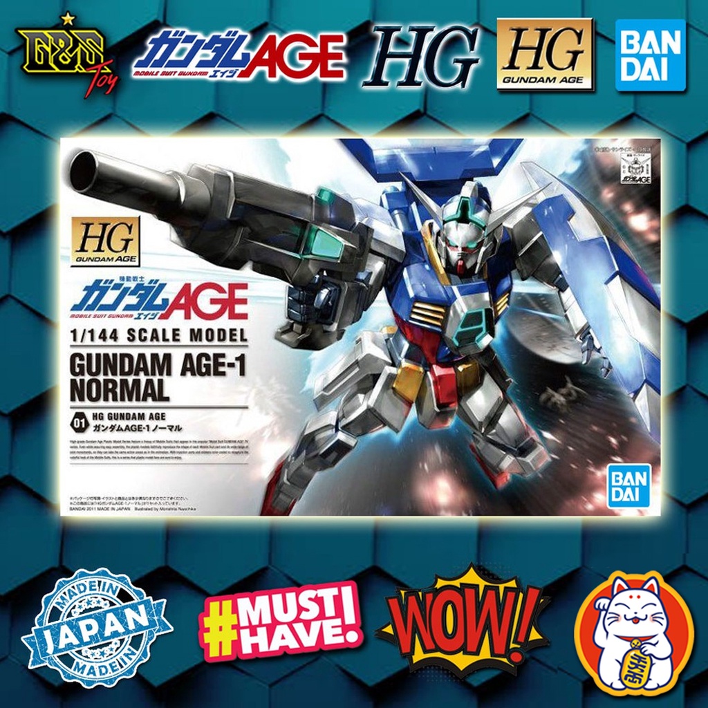 HG : 1/144 Gundam AGE-1 Normal จาก Gundam AGE