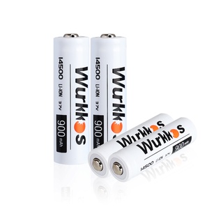 แบตเตอรี่ Wurkkos 900mah 14500 (พร้อมไฟฉาย MK001) 1 ชิ้น