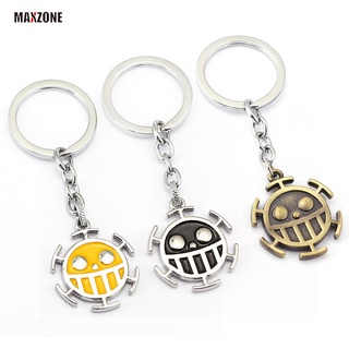 Maxzone พวงกุญแจ โลหะผสม ลายโลโก้ One Piece Heart Pirates Trafalgar Law Bepo อุปกรณ์เสริม