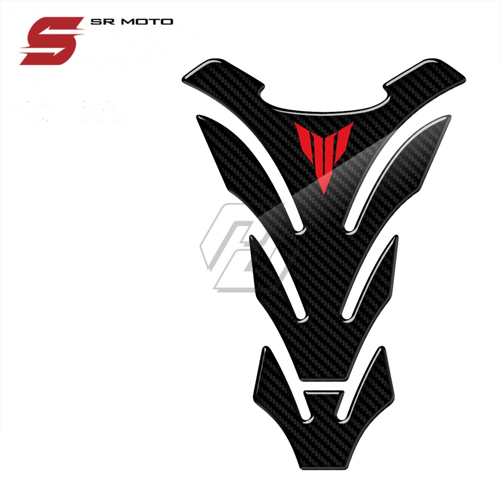 3D Carbon Look Motorcycle Tank Pad Protector Decal Stickers Case for Yamaha MT01 MT03 MT09 MT10 MT-09 Tank Sticker