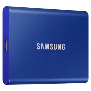 Samsung SSD T7 Portable 2TB (Blue) ฮาร์ดดิสก์ เอสเอสดีพกพา (MU-PC2T0H/WW)