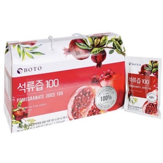 Boto Pomegranate Extract Juice 100% 80ml. 30ซอง