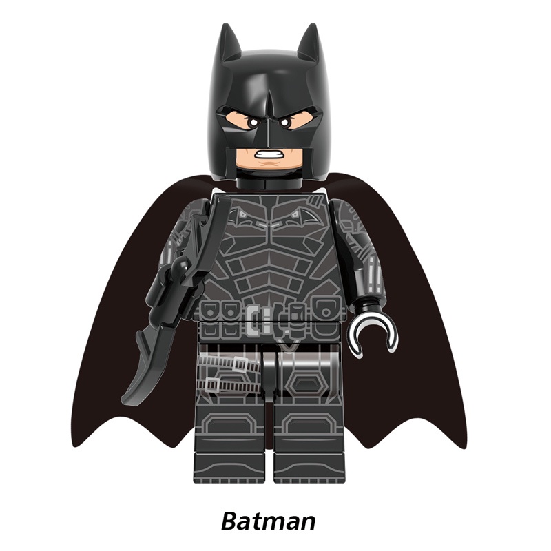บรูซเวย์น ใหม่ แบทแมน โรเบิร์ต แพทตินสัน มินิฟิกเกอร์ แบทแมน การ์ตูน DC บล็อกตัวต่อ ของเล่น ของขวัญสําหรับเด็ก