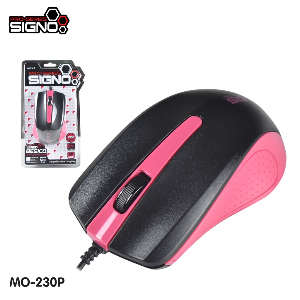 เมาส์ SIGNO OPTICAL Mouse รุ่น MO-230