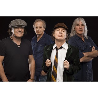 โปสเตอร์ วอลเปเปอร์ ตกแต่งผนัง วงดนตรี Poster AC/DC ACDC