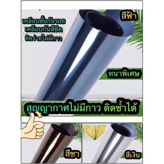 ฟิล์มปรอทกรองแสงแบบหนาหน้ากว้าง60/90 ราคาต่อเมตร สุญญากาศติดซ้ำได้