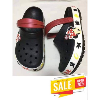 CROCS Disney ลายการ์ตูนminnie mouse สุดน่ารัก นุ่มเบาสบาย