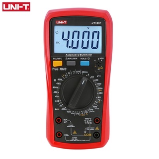 Uni-t มัลติมิเตอร์ดิจิทัล UT105+ UT107+ AC DC เครื่องทดสอบกระแสไฟฟ้า โวลต์มิเตอร์ คาปาซิมิเตอร์ ความถี่ มิเตอร์ ทดสอบอุณหภูมิ