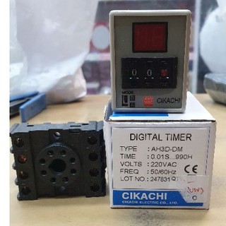 Cikachi timer digital AH3D-DM ทามเมอร์ดิจิตอลตั้งเวลา ไทม์เมอร์ตั้งเวลา วินาที นาที ชั่วโมง AH3D ชิกาชิ