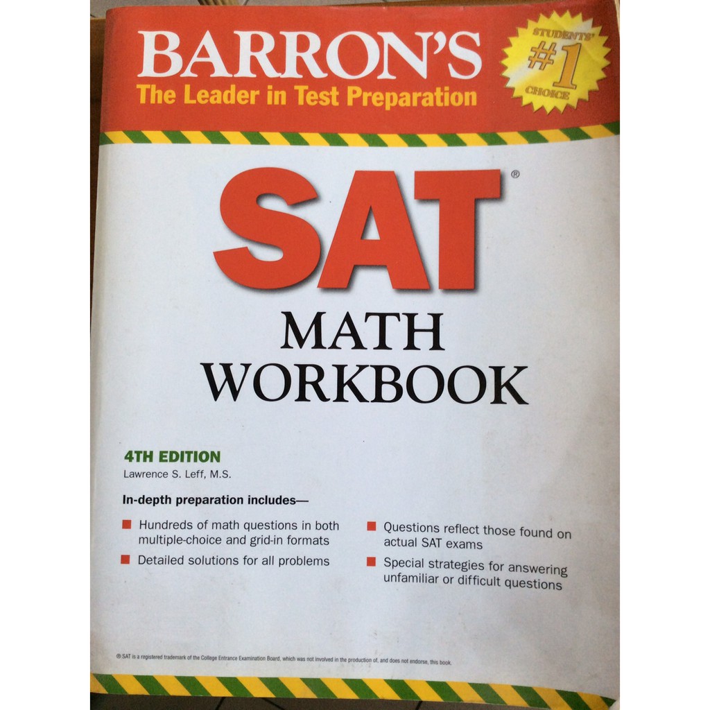 SAT Math Workbook of BARRON