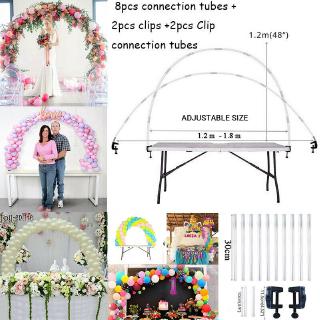 DIY Balloon Arch Kit Balloons Column Stand with Frame Base Pole Ballons Clips