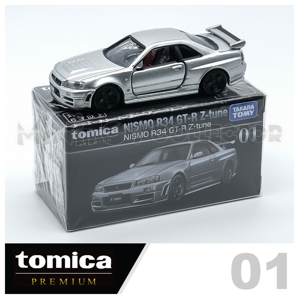 รถเหล กtomica ของแท Tomica Premium No 01 Nismo R34 Gt R Z Tune Shopee Thailand