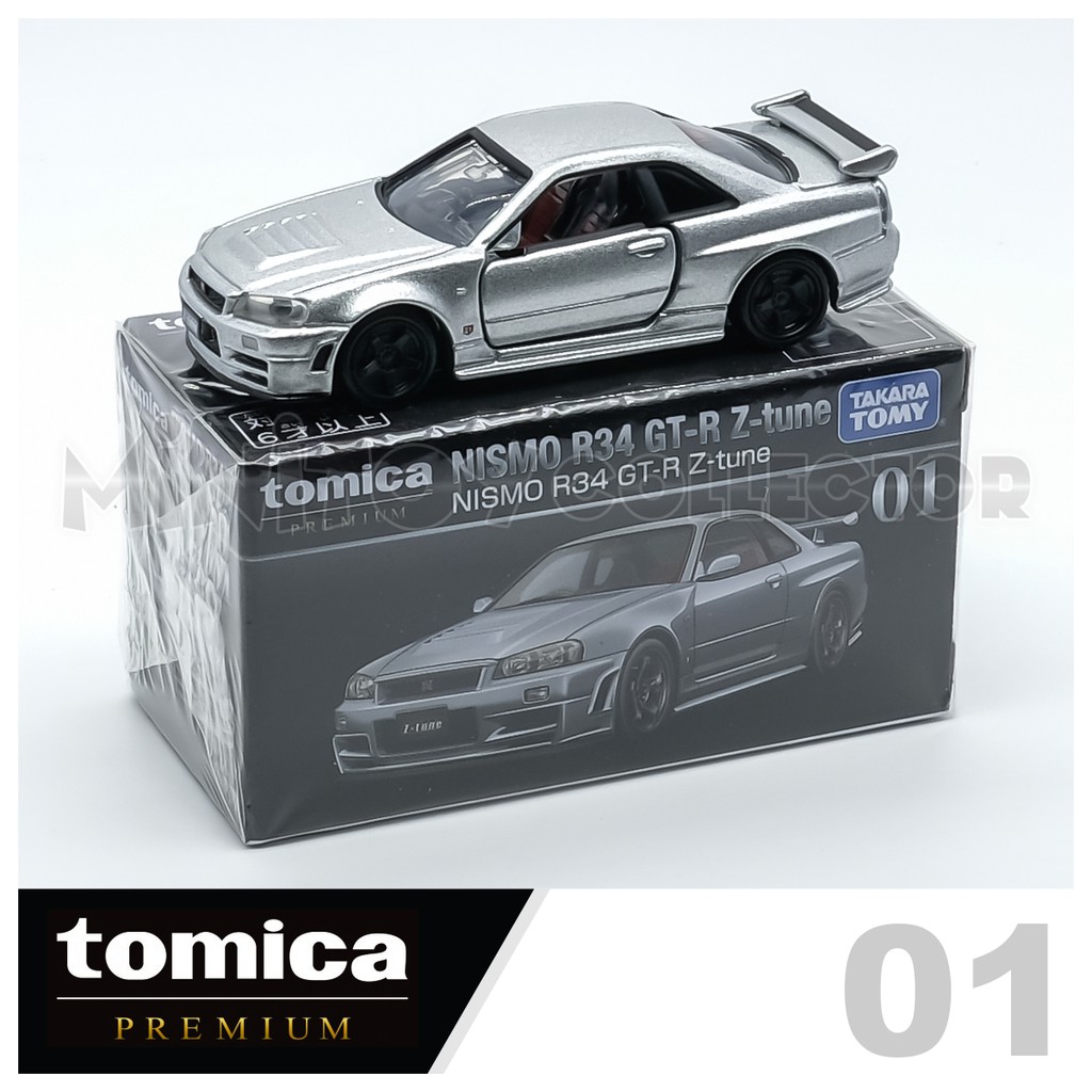 รถเหล็กTomica (ของแท้) Tomica Premium No.01 NISMO R34 GT-R Z-tune