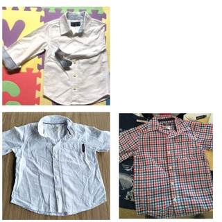 เสื้อเชิ้ตแขนยาวมือสอง Cherokee Oshkosh size 100 ส11061