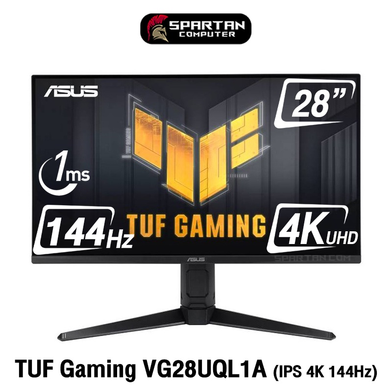ASUS TUF Gaming VG28UQL1A Gaming Monitor 28" 4K UHD (3840 x 2160) IPS 144Hz 1ms จอคอมพิวเตอร์