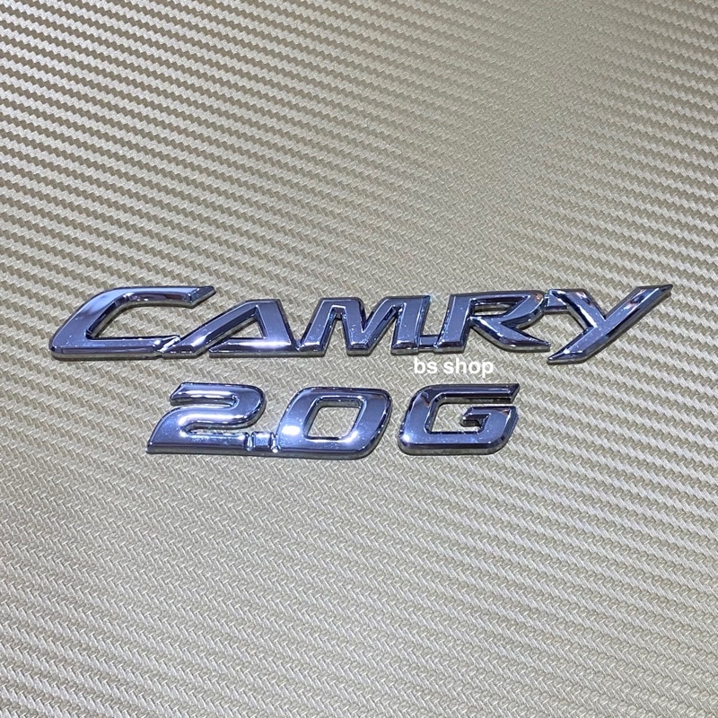 โลโก้ CAMRY 2.0 G ติดรถ Toyota ราคายกชุด 3 ชิ้น