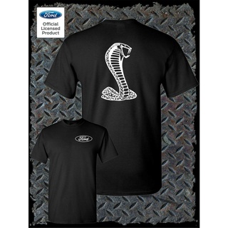 เสื้อยืดผ้าฝ้ายพิมพ์ลายแฟชั่น เสื้อยืดแขนสั้น พิมพ์ลาย Ford Shelby Cobra Gt500 สําหรับผู้ชาย