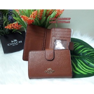 COACH F54010 MEDIUM CORNER ZIP WALLET แท้💯%