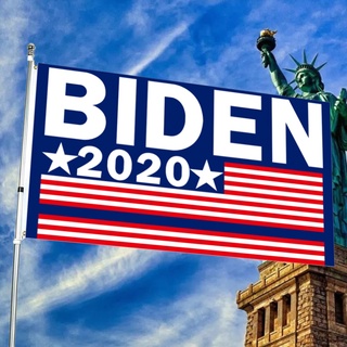 ธงชาติอังกฤษ Biden 2020 US Stars Stripes ขนาด 3x5 ฟุต ☆สไตล์ตะวันตก