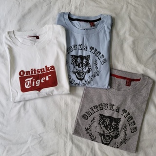 Onitsuka Tiger เสื้อยืดคอกลม