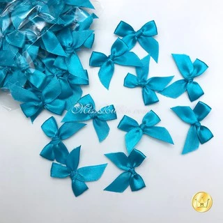 Missribbinโบว์จิ๋วติดของชำร่วย 13มม (100ชิ้น) *มีหลายสี ชุดสี1/2
