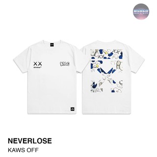 HJ8X //เสื้อยืดสกรีนลายแนวสตรีท KAWS OFF  Neverlose  เสื้อผู้ชาย/ผู้หญิง!